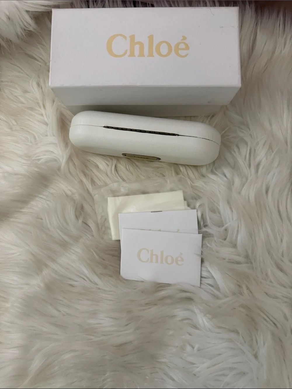 Chloé Cream Eyewear Box and Case Set
